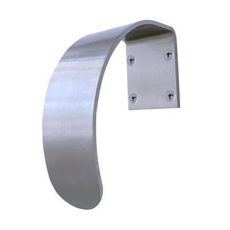 Tell Tell 2 in. L Satin Silver Stainless Steel Door Pull DT101926
